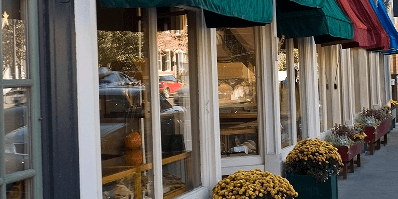 Small businesses in the fall