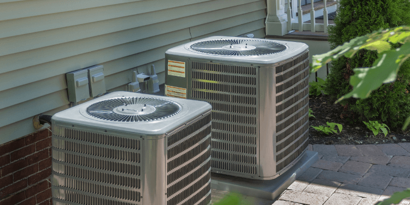 AC unit outside of residential home